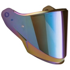 機車護目鏡炫彩鏡片，有效阻擋陽光，提升視野清晰度，安全耐用, 電鍍銀, 1個