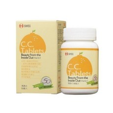 SWISS C.C. Tablets 維他命C 西西片 500mg 50錠, 2g, 50個