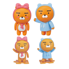 카카오프렌즈 프라모델 후드라이언 리본라이언 프라홈런너오프너, 1개