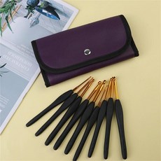 가방개입 크로셰 훅 손잡이 뜨개질 바늘 초보자용 손뜨개, 1개