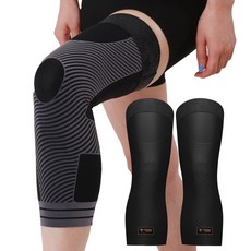 테이핑테크 스웨이드 무릎보호대 테이핑 등산 런닝 슬개골 골프 테니스, 블랙, 1세트