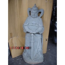 小o結緣館仿古石雕擺件(青斗石) 43x37x110