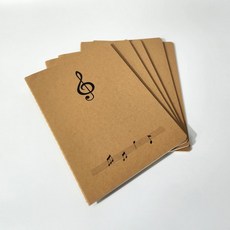 오선지 노트 악보 공책 작곡 기보 피아노 연습용 음악, 본상품, 상세페이지 참조, 1개