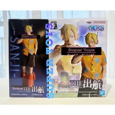 Banpresto 海賊王 ONE PIECE THE出航 香吉士 蛋頭島 公仔, 1個