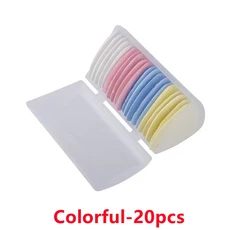 원단 재단사 초크 지울 수 있는 원단 마커 패치워크 의류 DIY 바느질 도구 상자 세트 바느질 액세서리 10-3, 01 Colorful-20pcs