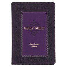 (영문도서) KJV Study Bible Large Print King James Version Holy Bible Thumb Tabs Ribbons Faux Leather... Leather, Christian Art Publishers, English, 9781639522217