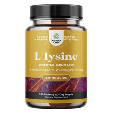 NaturesCraft 左旋離胺酸EAA錠 1000mg, 1罐, 240顆