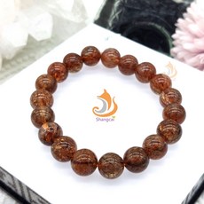 Shangcai 黑金超七/銅鈦共生手鍊 10mm, 1個, 10m+-05