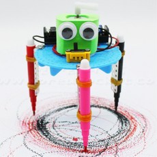 어린이 과학놀이 그림 그리는 진동로봇만들기 감수성 학습교구