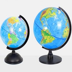 인테리어 지구본 학습소품 32 교육회전 행정도 한글 지도 나라 세계, 지구본 32cm