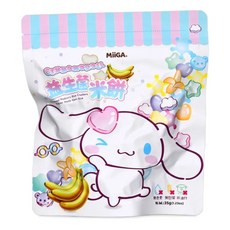 玉山碾米多款米餅系列：纖米條/三麗鷗造型米餅/波力抱米花/益生菌米餅，多種口味一次滿足, 1個, 大耳狗 / 香蕉米心星 / 4289, 35g