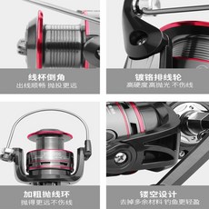 廣隆 HC漁輪 12軸全金屬漁線輪 紡車輪 捲線器 高精度大卸力 海釣漁具, 迷你HC500