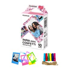 인스탁스 디자인 미니필름 컨페티 1P (10장)+선물세트, 1개