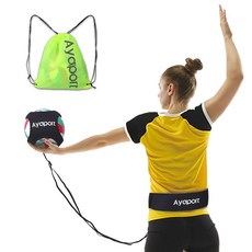Ayaport Volleyball Training Equipment Solo Trainer Aids for Serving Setting Spiking Volleyball P