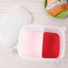 이헌 트레이 사각 밀폐용기 분리형용기, 트레이-사각밀폐용기