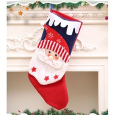 聖誕襪子 立體可愛聖誕襪 聖誕用品 聖誕佈置 聖誕裝飾, 老人, 1個