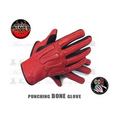 美式工廠 日本 motobluez 山羊皮觸控手套 手骨防護 可滑手機, 黄色,M