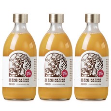 팔팔호랑이 제로 생강청 생강차 생강진액, 480g, 3개, 1개입