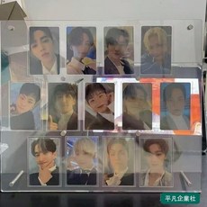 熱銷爆款 小卡展示架 13格卡磚展示架 適用於麥當勞獵人 壓克力卡磚 seventeen卡磚 薇娟小卡 多尺寸選擇, 1個, 1格(凹槽64x89mm)【附螺絲支架,搭配支架