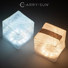 [캐리더썬] 솔라 랜턴 M, WARM LIGHT, COOL BRIGHT (화이트벨트), 1개