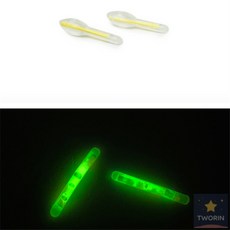 투린 야간낚시용 형광튜브 낚시용찌, 일자형 3.0, 1개