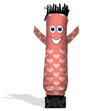 LookOurWay 미니 에어 댄서 공기 주입식 튜브 맨 세트 데스크탑 사이즈 144397