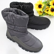 모아샵 겨울 남성 따뜻한 패딩 부츠 방한화 인조퍼 생활방수 남성레인부츠 남성스웨이드부츠