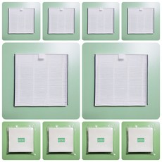 [하얀필터] 네일흡진기필터 세트 / 1년분 / 헤파필터 6매 + 일회용필터 400매 초특가, 1개