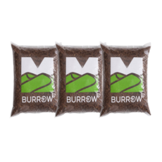 버로우 천연 소나무 멀칭 바크 바닥재 소포장, 2L, 3개