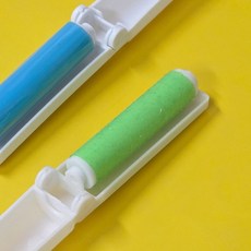 털 먼지 제거 반영구 클리너 실리콘 휴대용 돌돌이 찍찍이 의류, 1개