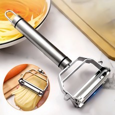 스텐 과일 야채 껍질 벗기는 칼, 1개, 모노크롬