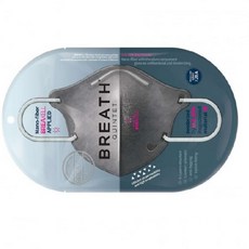 그레이 KF94 브레스 마스크 1매 황사 미세먼지 차단 방역 데일리 브리지 1팩2매포장, 1개