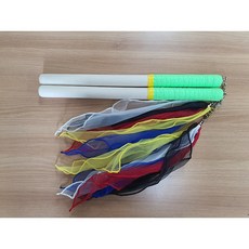 공연용 고급너슬 난타북채(수공 대북채), 1개, 연두