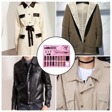 스냅 패스너 버튼 프레스 스터드 의류 재킷 가방용 도구, 1개, 1. 80pcs