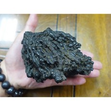 §能量礦石§ 泰國傳說黑流鐵鎳萊原礦護身符，重891公克，能量強大，守護平安健康, 1個