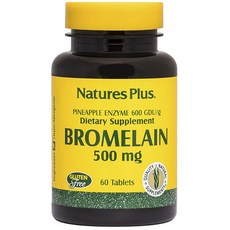 Nature's Plus 菠蘿蛋白酶 500 毫克片劑不含麩質, 60入, 1個