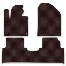 DXSOAUTO 올뉴 쏘렌토 전용 3D 엠보싱 차세대 고무매트 1열2열 세트 (2014~2020.2) 더뉴 쏘렌토 호환가능, 브라운, 131_1올뉴쏘렌토