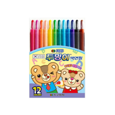 지구화학 투명이 색연필, 12색, 1세트