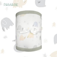 PAMABE 透氣床圍防護墊 400x30cm, Q比小象,8mm