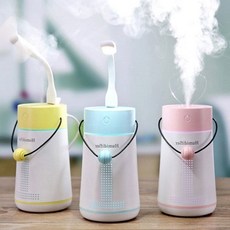 사무실가습기 4시즌 USB 무선 충전식 미니 가습기 4in1 79000EA 1EA, 핑크, 선택안함