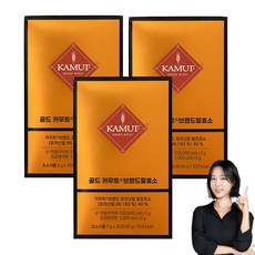 그레인온 골드 카무트 브랜드밀 효소, 90g, 3개