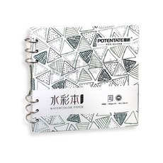 Potentate遵爵 無酸全棉水彩本作品集 300gsm 20張 Z49208, 1個, 小 195*195mm 中粗紋 #81