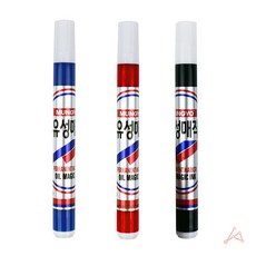 아이템스팟 유성매직 디자인 내수 종이, 흑색