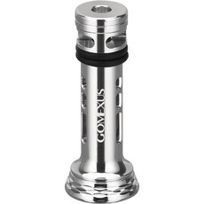 고멕서스 스피닝 알루미늄 스텔라 릴스탠드 R4 48mm, 실버