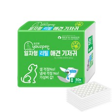 유즈펫 강아지 일자형 기저귀, 중형, 50개입, 1개