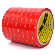 투명 폼 양면테이프 100mm 차량튜닝 초강력 접착테이프 카센타 소품부착 넓은 실리콘건, 상세페이지참조