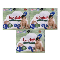 킨도 프리미엄 오슬림 베베가드 밴드형 기저귀 대형 유아용, 4단계, 78매