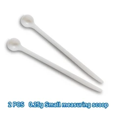 계량스푼 2 PCS 측정 숟가락 흰색 약물 농약 안전 정확한 1 숟가락은 1g 분말 기타 0.1g 0.25g 0.5g, [11] 0.25g