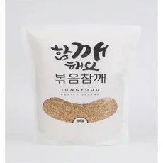 명식품 볶음참깨 대포장 볶은 500g 3개, 1개