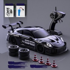 고속 RC카 드리프트 무선조종 SUV 선물, Bosch 911 [블랙], 표준 단일 배터리 [30분]